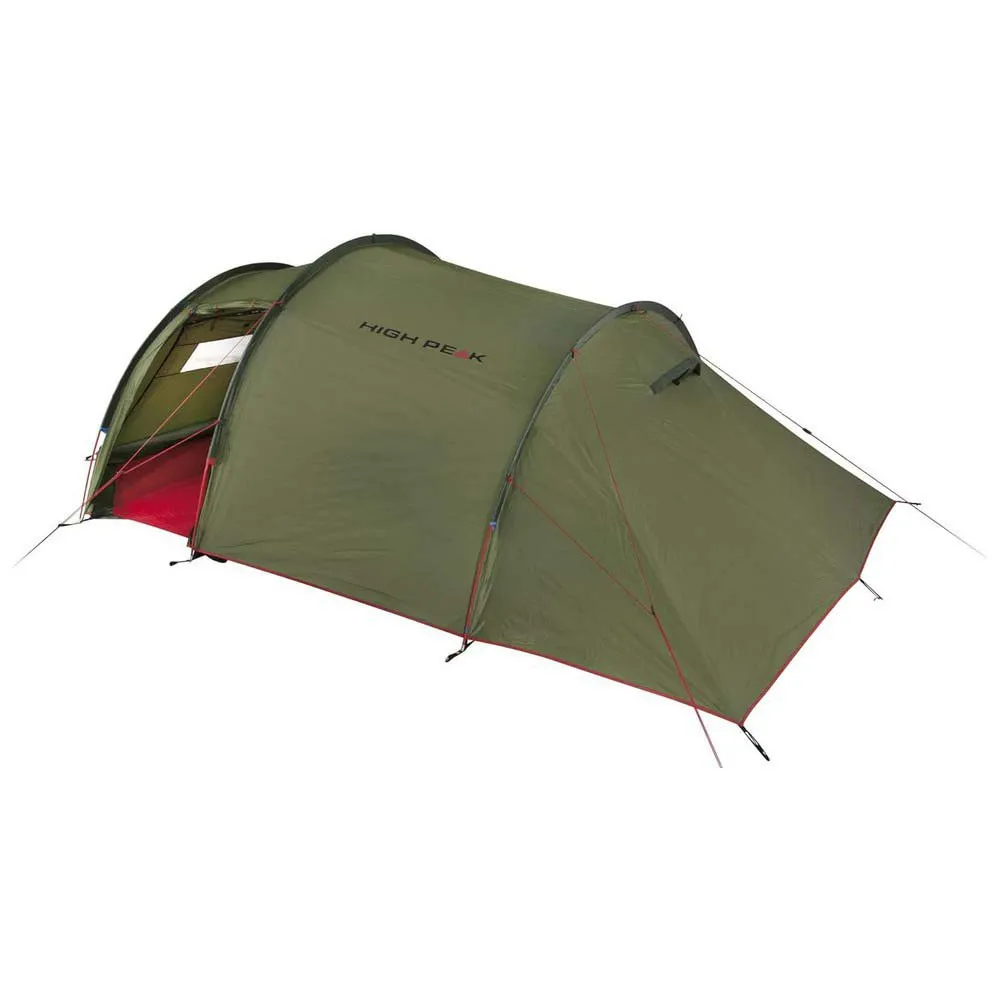 High Peak Falcon 3 Telt, Pesto / red, 3 Steder