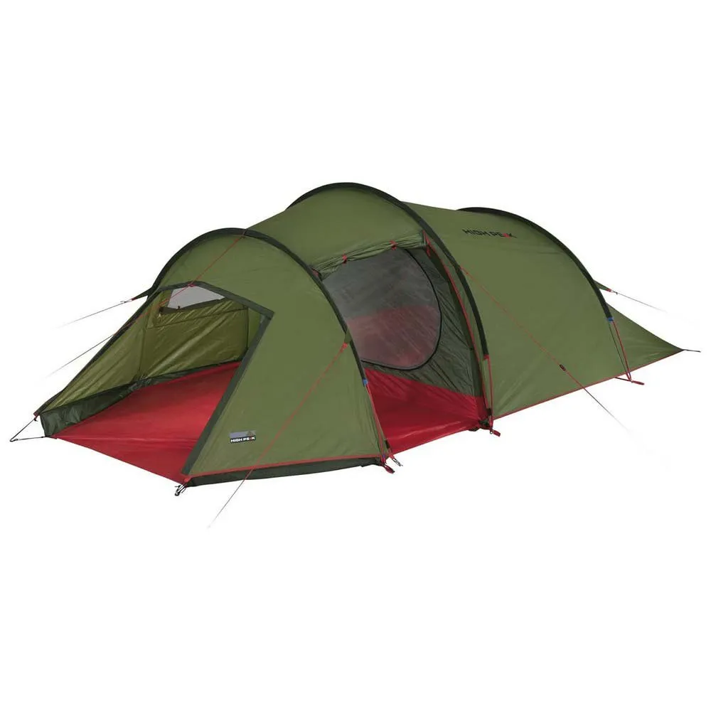High Peak Falcon 3 Telt, Pesto / red, 3 Steder