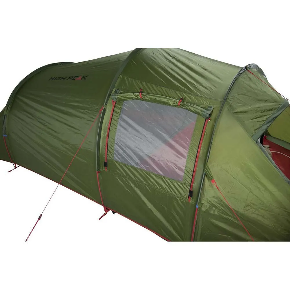 High Peak Falcon 3 Telt, Pesto / red, 3 Steder