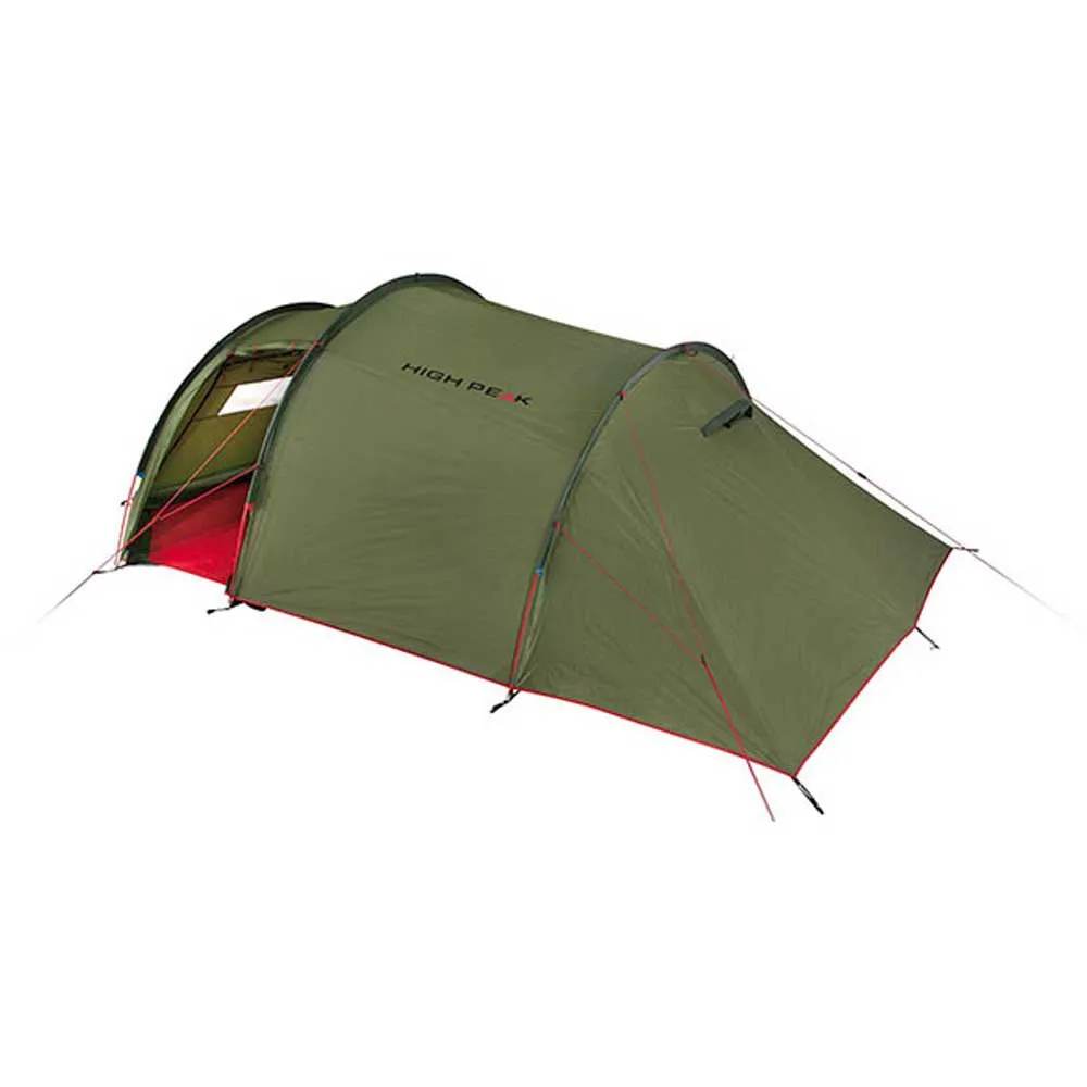 High Peak Falcon 4 Telt, Pesto / red, 4 Steder