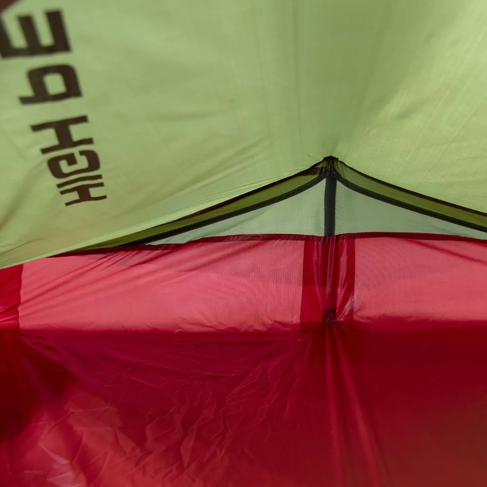 High Peak Siskin 2.0 Telt, Pesto / red, 2 Steder