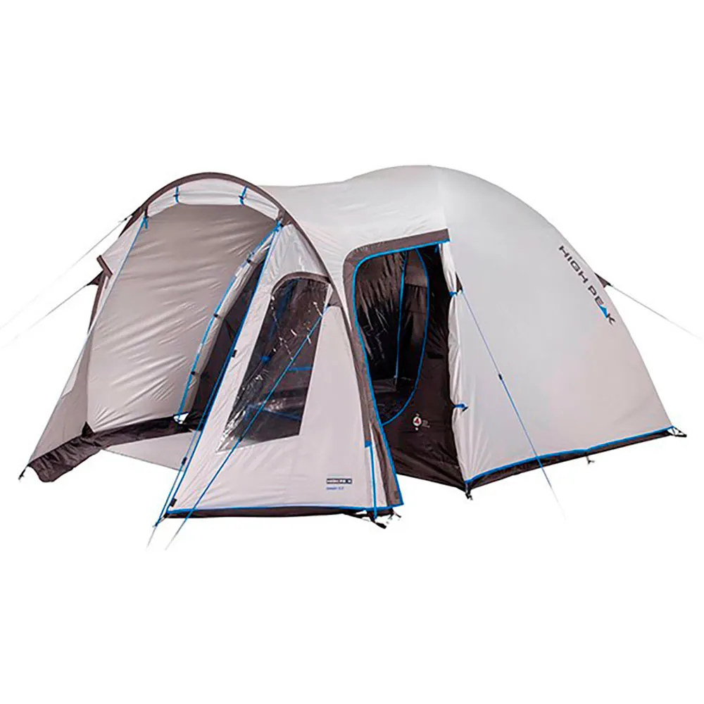 High Peak Tessin Telt, Grey, 5 Steder
