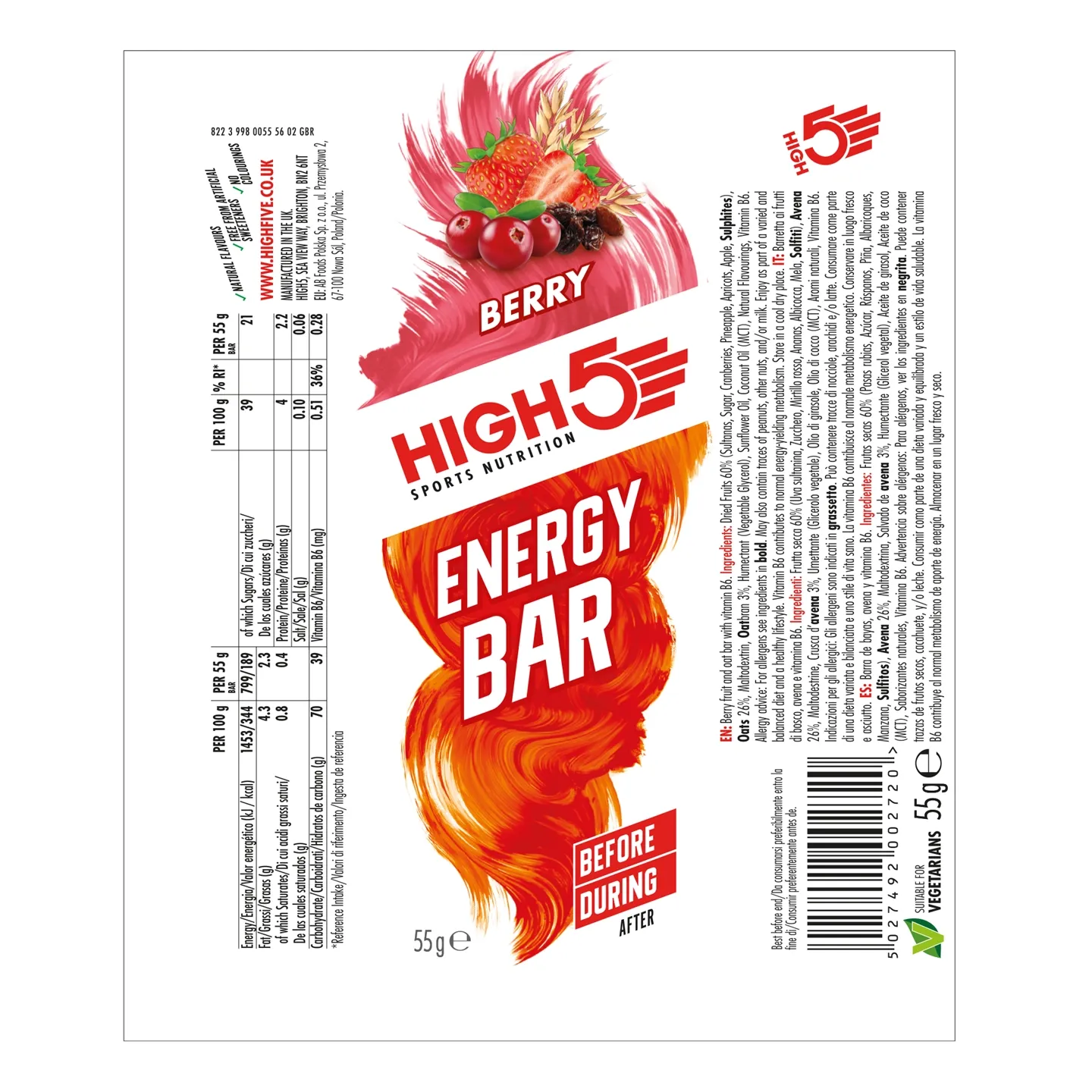 High5 Bær Energibar