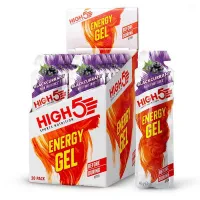 High5 Black Boks Med Energigeler Solbær 40g 20 Enheter High5 Black Boks Med Energigeler Solbær 40g 20 Enheter