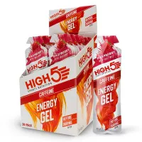 High5 Boks Med Energigeler Bringebær 40g 20 Enheter