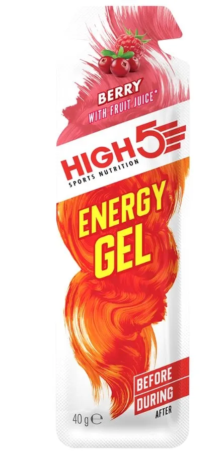 High5 Energigel Bær - 20 PACK