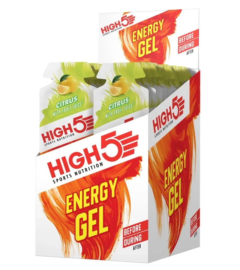 High5 Energigel Citrus - 20 PACK