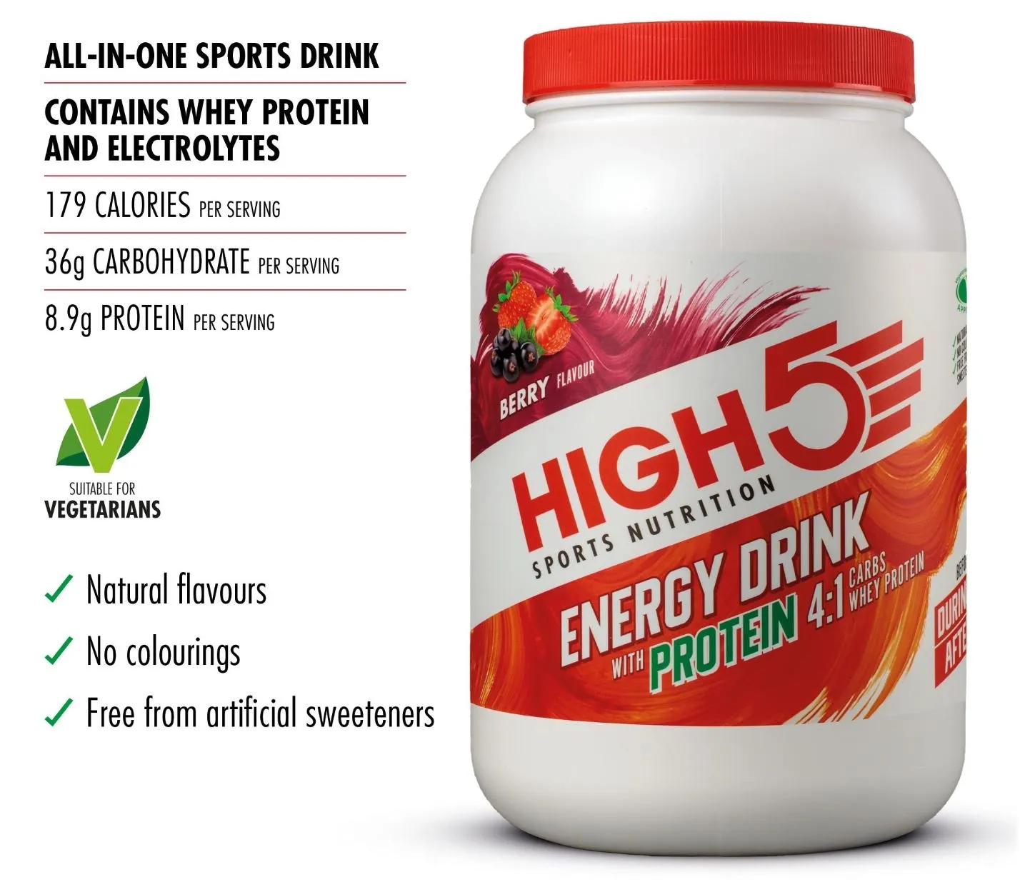 High5 Energy Drink Protein 4:1 Drikke High5 Energy Drink Protein 4:1 Drikke