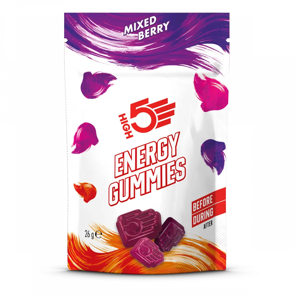 High5 Energy Gummies, Bær, 10 Pakker