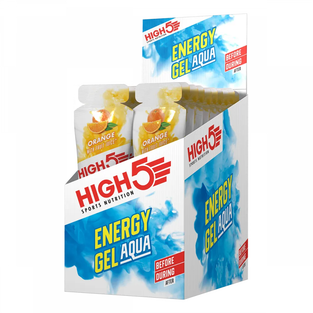 High5 EnergyGel Aqua Appelsin Energigel 20 stk