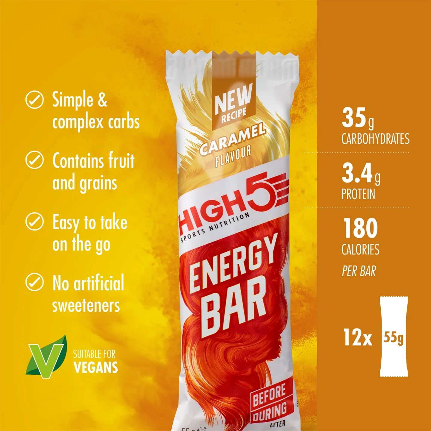 High5 Karamell Energibar