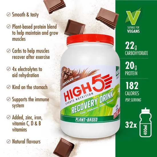 High5 Plant-based Gjenopprettingsdrikk Sjokolade, Multicolor, One Size