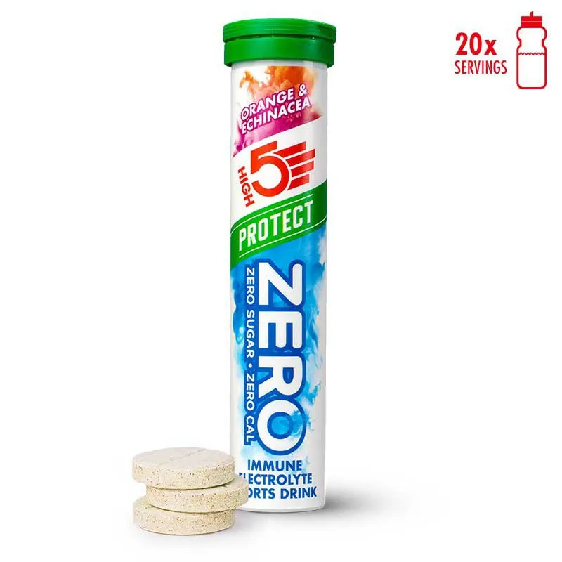High5 Zero Protect Tablettboks Appelsin Og Echinacea 8 Enheter, White / blue, One Size High5 Zero Protect Tablettboks Appelsin Og Echinacea 8 Enheter, White / blue, One Size