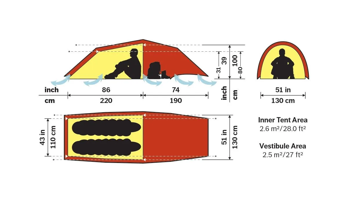 Hilleberg Anjan 2 GT Telt Hilleberg Anjan 2 GT Telt