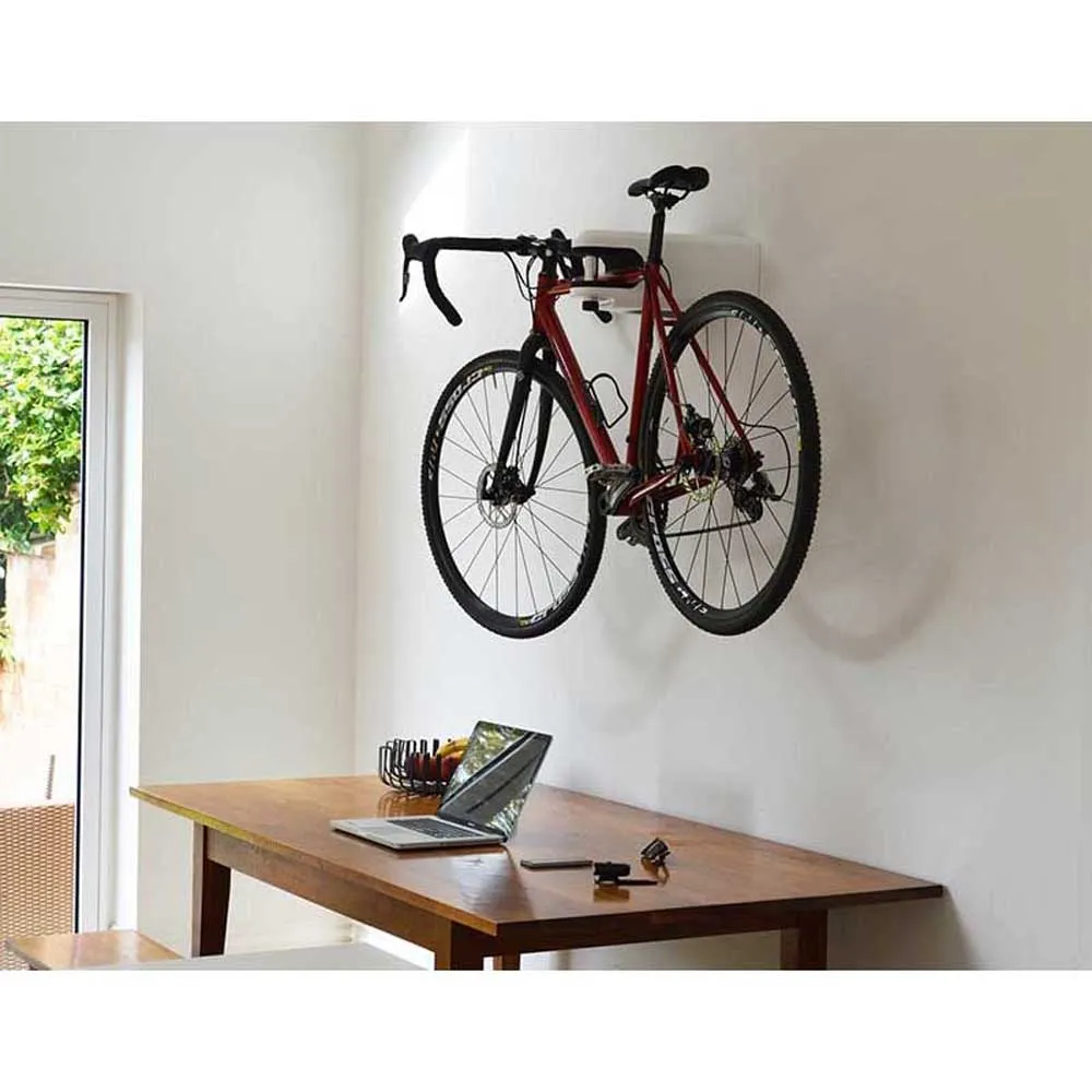 Hiplok Airlock Veggmontert Sykkelholder, Light grey, One Size