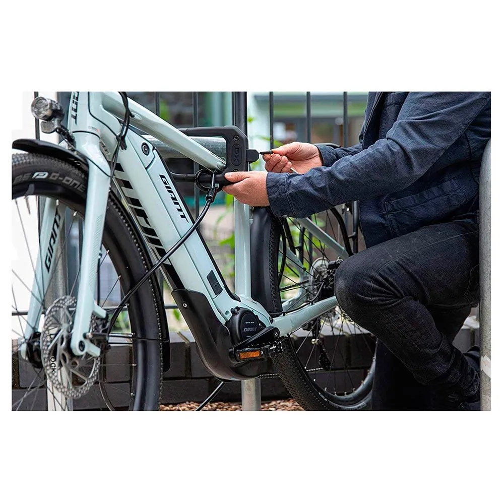 Hiplok Dx+ U-lås, Black, 14 x 85 x 150mm