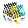 Hiplok Lok Combo Kabelstripslås 12 Enheter, Black / blue / yellow, One Size