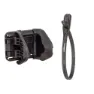 Hiplok Veggmontert Sykkelholder, Black, One Size