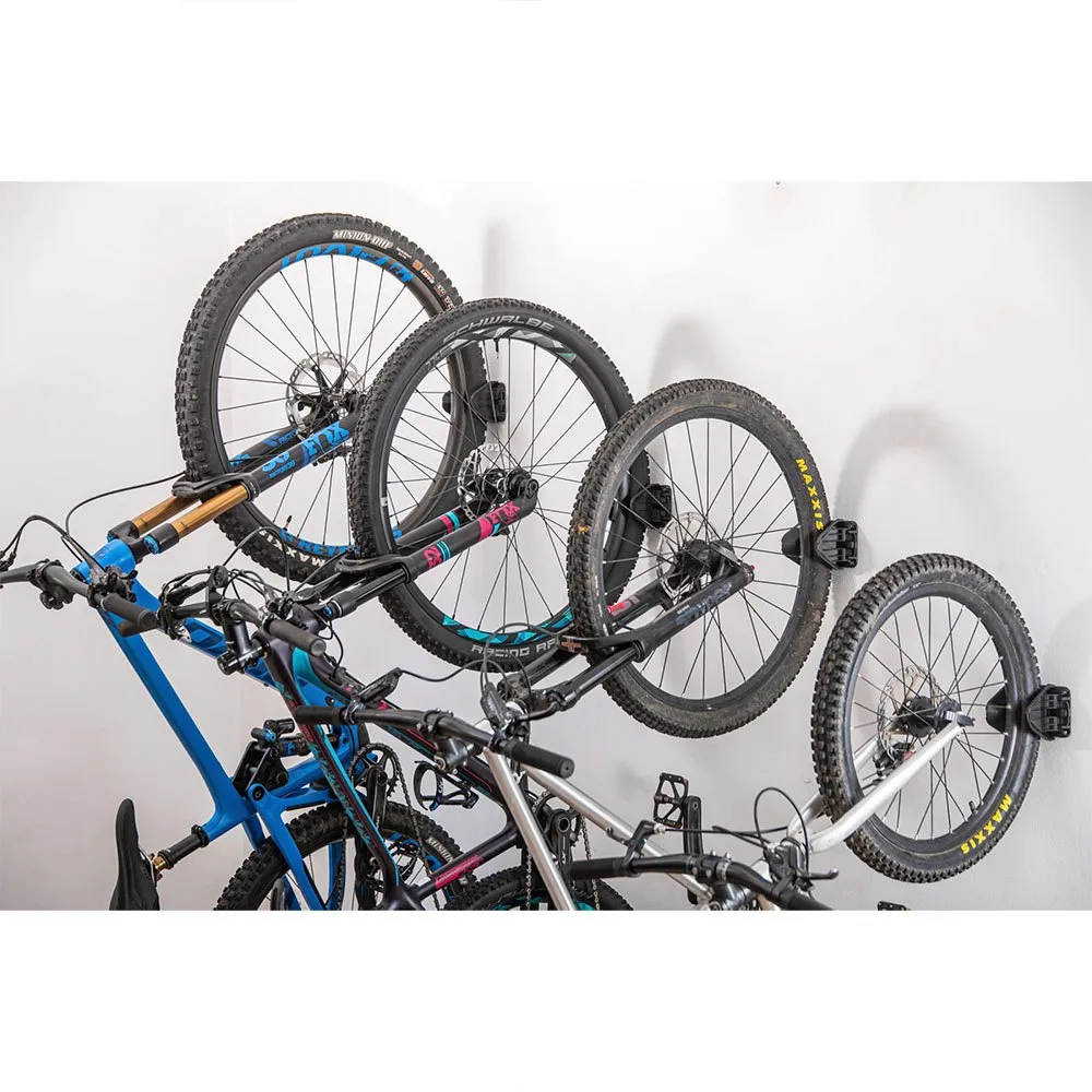 Hiplok Veggmontert Sykkelholder, Black, One Size