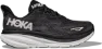 Hoka Men's Clifton 9 Wide, Black/white
