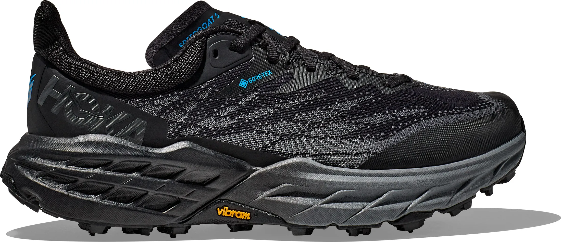 Hoka Men's Speedgoat 5 GORE-TEX Spike, Blackb/black