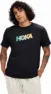 Hoka Men's Topo Logo Short Sleeve, Black