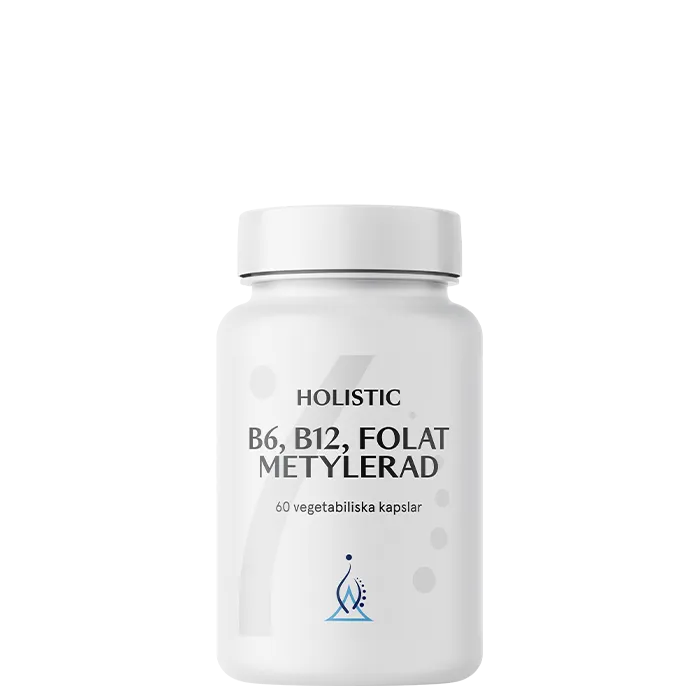 Holistic B6 B12 Folat Metylert 60 kapsler