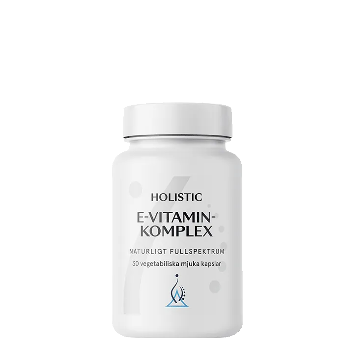 Holistic E-vitamin 30 kapsler