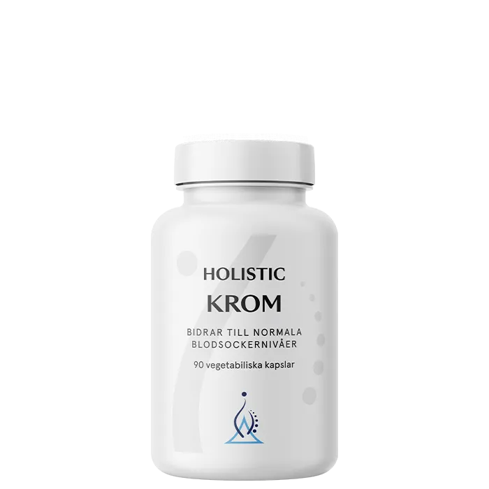 Holistic Krom GTF , 200 mcg, 100 kapsler, 200 mcg, 100 kapsler