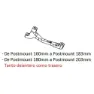 Hope H Is Postmount Skivebremsekaliperadapter, Black, 160-183mm / 180-203mm