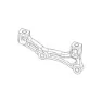 Hope R Is Postmount Skivebremsekaliperadapter, Black, 220 / 200mm