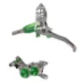 Hope Tech 4 V4 Pvc Bakbrems, Silver / green, One Size