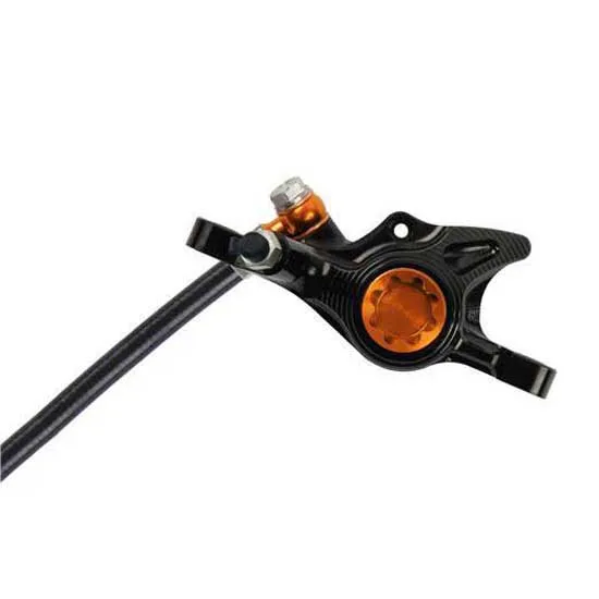 Hope Tech 4 X2 Bakbrems, Black / orange, One Size Hope Tech 4 X2 Bakbrems, Black / orange, One Size