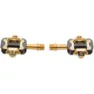 HT M2 Titanium Limited Edition Sykkelpedaler, Stealth black / gold, One Size