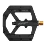 HT Me03t Titanium Sykkelpedaler, Stealth black, One Size