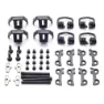 HT T1-sx Pedaloppussattsett, Black, One Size