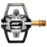 HT T1t Enduro Sykkelpedaler, Black / titanium splinde, One Size