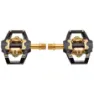 HT T2 Titanium Limited Edition Sykkelpedaler, Stealth black / gold, One Size