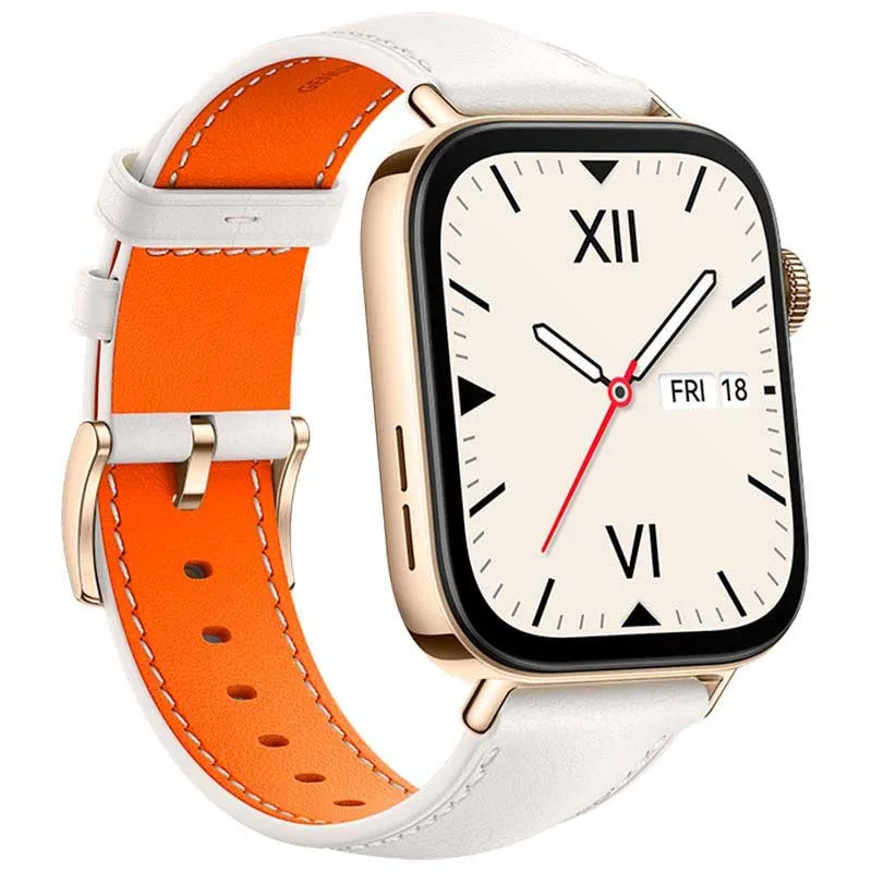 Huawei Watch Fit 3 Leather Smartklokke, White