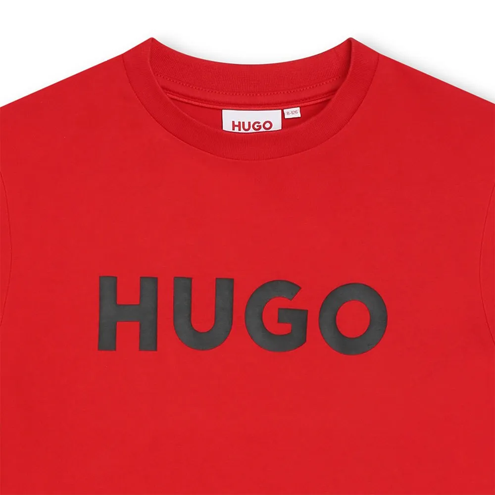 Hugo G00007 Kortarmet T-skjorte, Red, 14Y Hugo G00007 Kortarmet T-skjorte, Red, 14Y