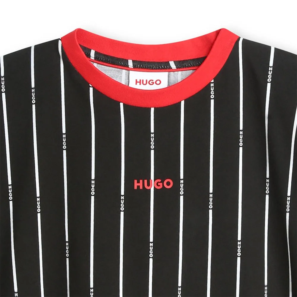 Hugo G00013 Kortarmet T-skjorte, Multicolor, 12Y