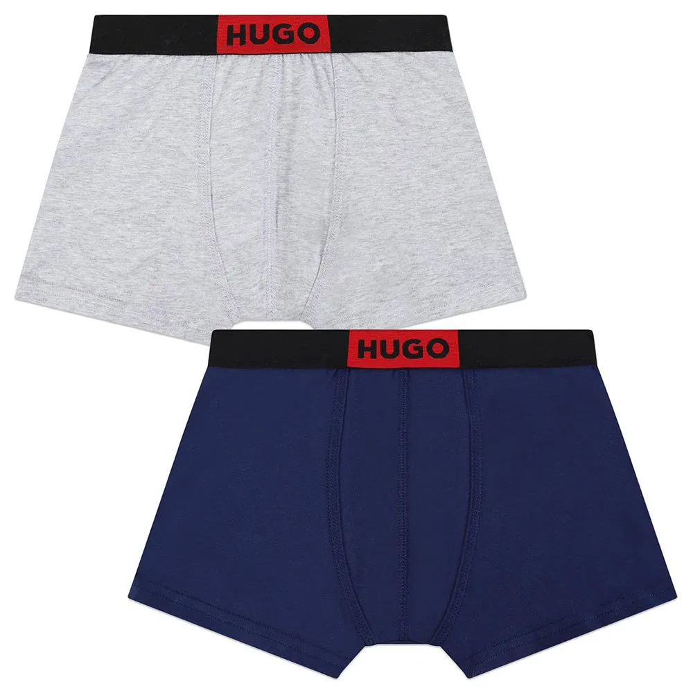 Hugo G00125 Badeshorts Boxer, Blue, 14Y Hugo G00125 Badeshorts Boxer, Blue, 14Y