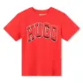 Hugo G00142 Kortarmet T-skjorte, Red, 12Y