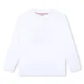 Hugo G00147 Langarmet T-skjorte, White, 6Y