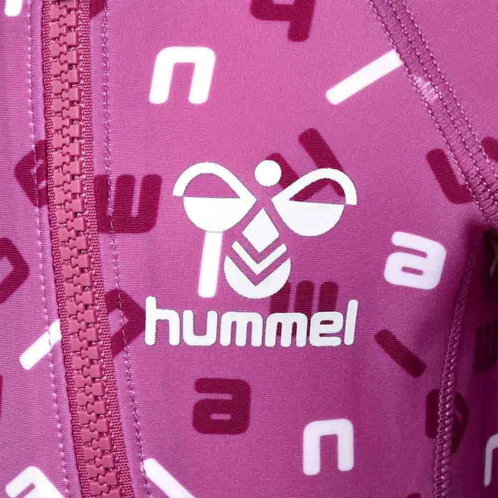 Hummel Beach Uv-shorts Med Korte Ermer unisex, Red violet / bright white, 9-12MON Hummel Beach Uv-shorts Med Korte Ermer unisex, Red violet / bright white, 9-12MON