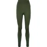 Hummel hmlCLEA Seamless Mid Waist Tights, Climbing ivy/beetle melange