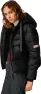 Hunter Women's Intrepid Insulated Webbing Short Puffer Jacket Logo, Hunter logo black