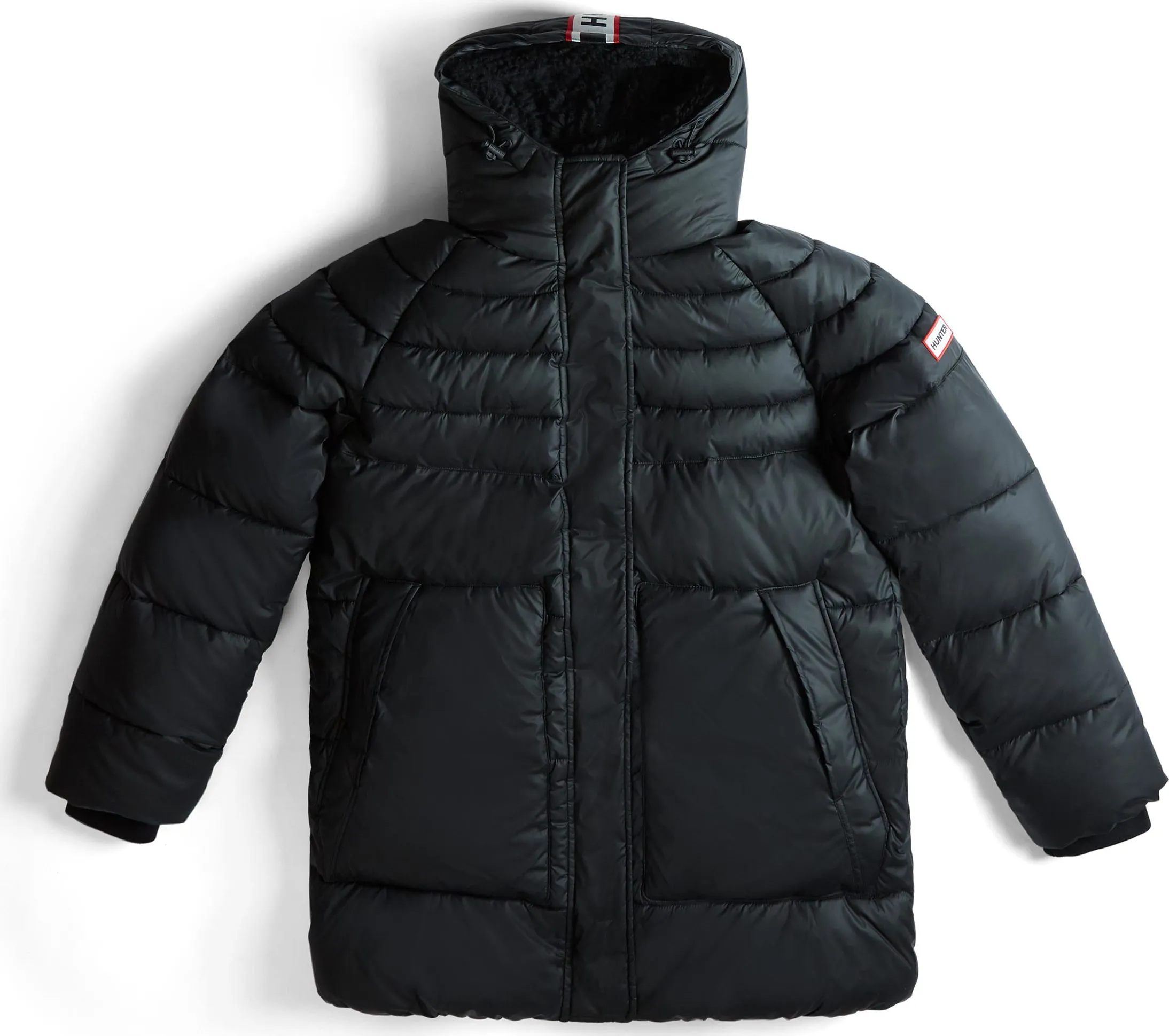 Hunter Women's Intrepid Mid Puffer Logo