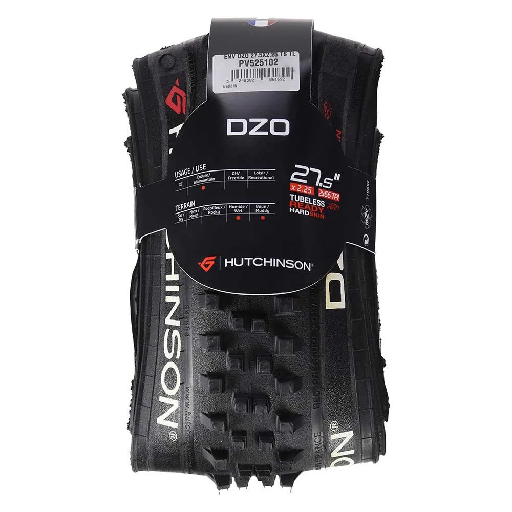 Hutchinson Dzo Tubeless 27.5´´ X 2.25 Mtb-dekk, Black, 27.5" x 2.25, Sykkeldekk Hutchinson Dzo Tubeless 27.5´´ X 2.25 Mtb-dekk, Black, 27.5" x 2.25, Sykkeldekk