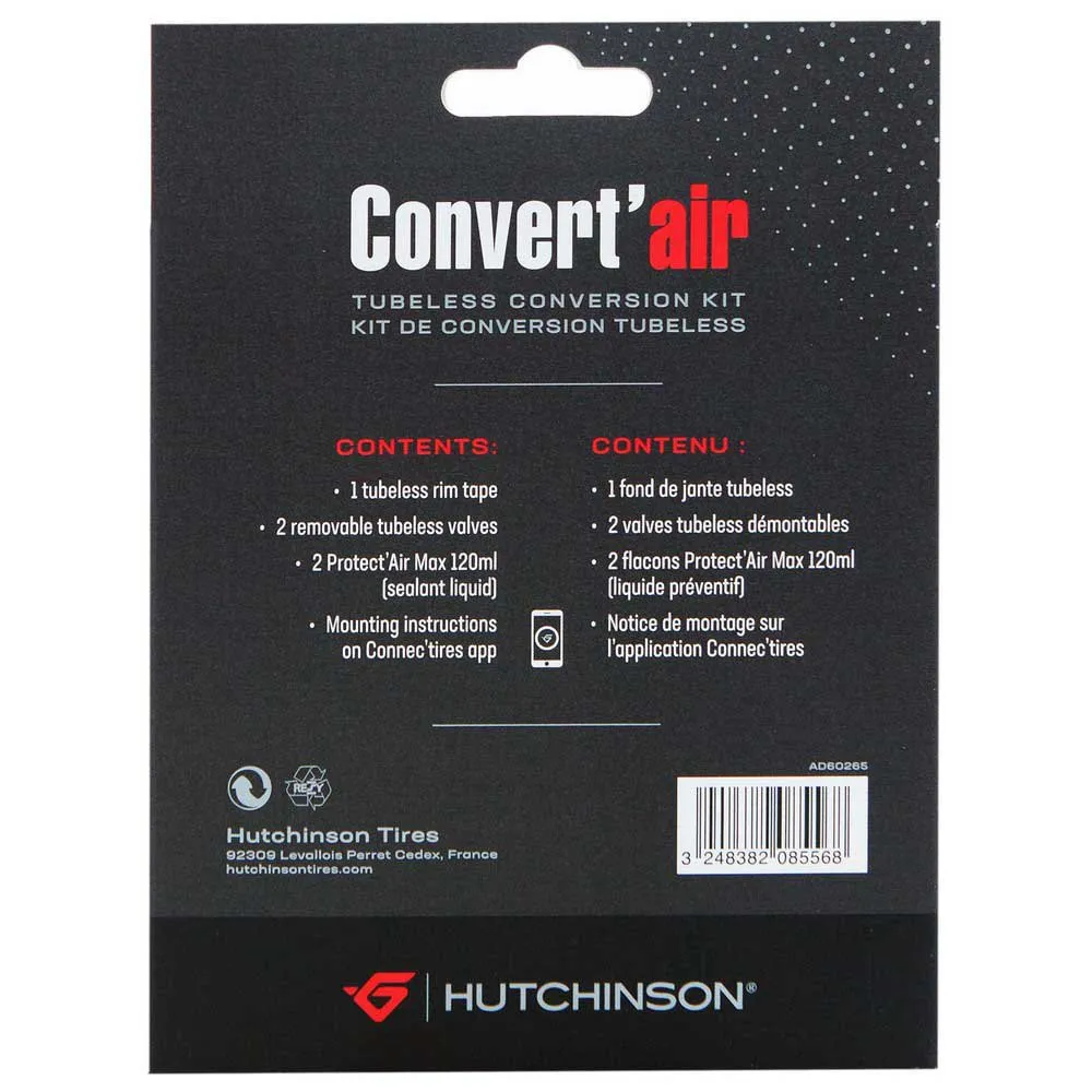 Hutchinson Tubeless 20 Mm Konverteringssett, Black, One Size